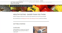 Desktop Screenshot of getting-started-with-healthy-eating.com